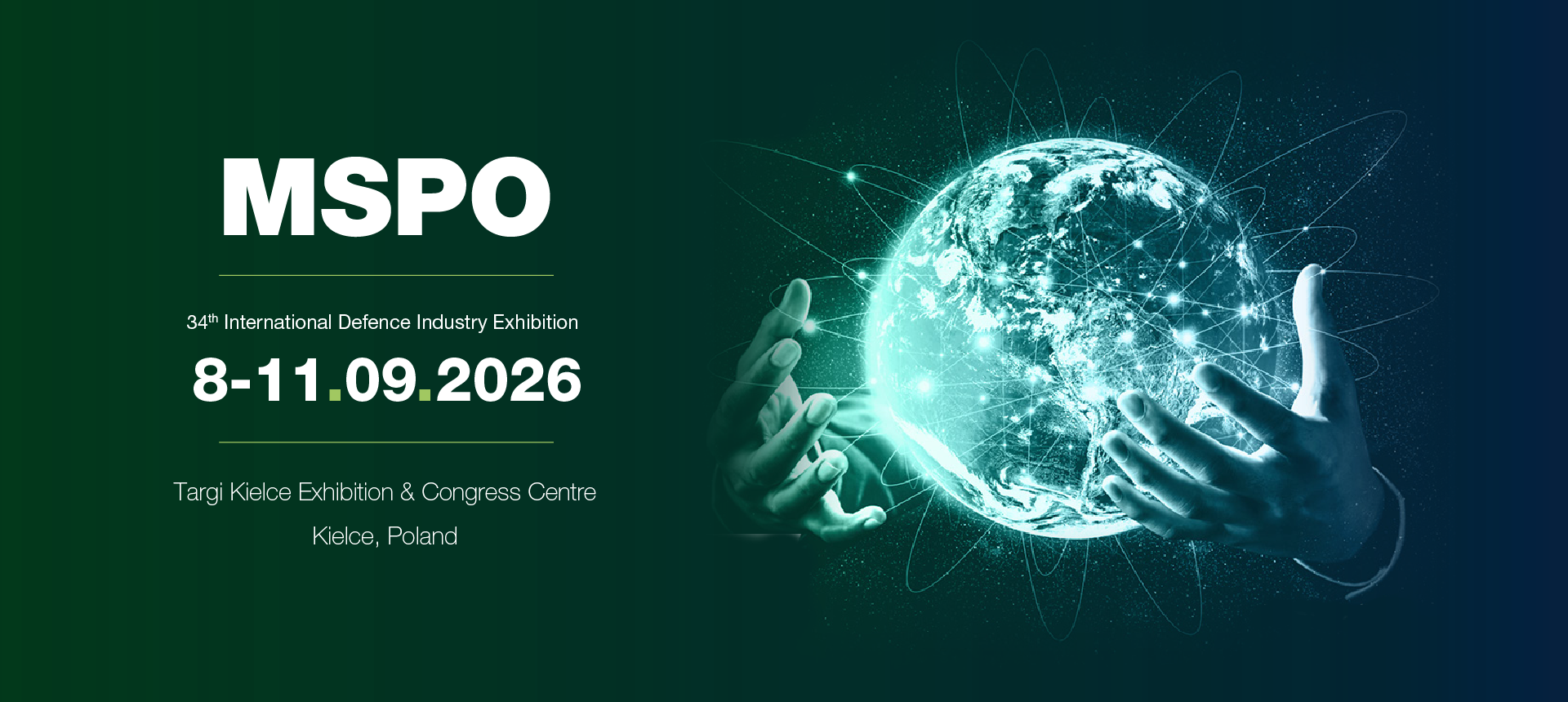 MSPO 2026 — 34th International Defence Industry Exhibition, 8–11.09.2026, Targi Kielce, Poland